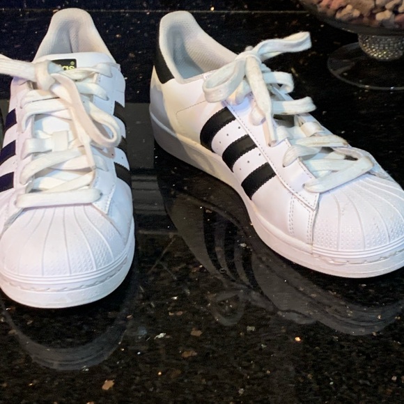 Adidas Black & White Shell Tops - Picture 2 of 3